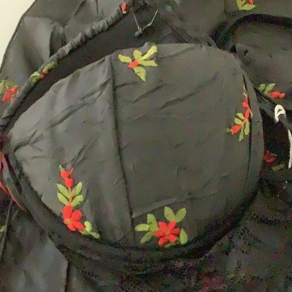 Sekssi Five Size Medium Floral Underwire Padded Cup Lingerie Dress & Thong. New - Picture 7 of 9